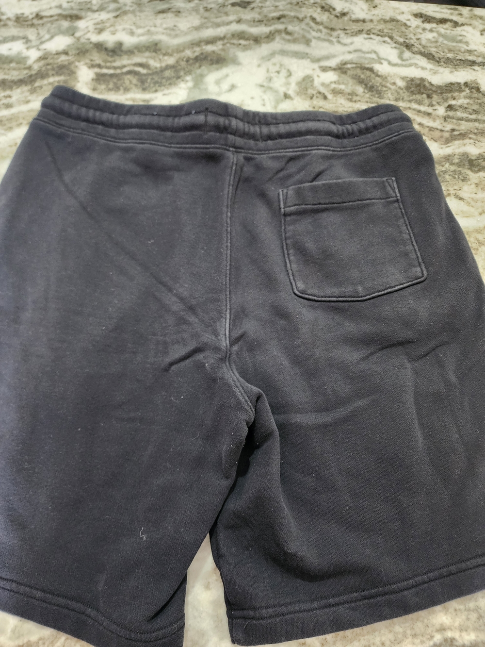 Hollister Black Athletic Logo-Trim Drawstring Shorts - Picture 3 of 3